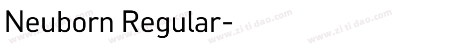 Neuborn Regular字体转换